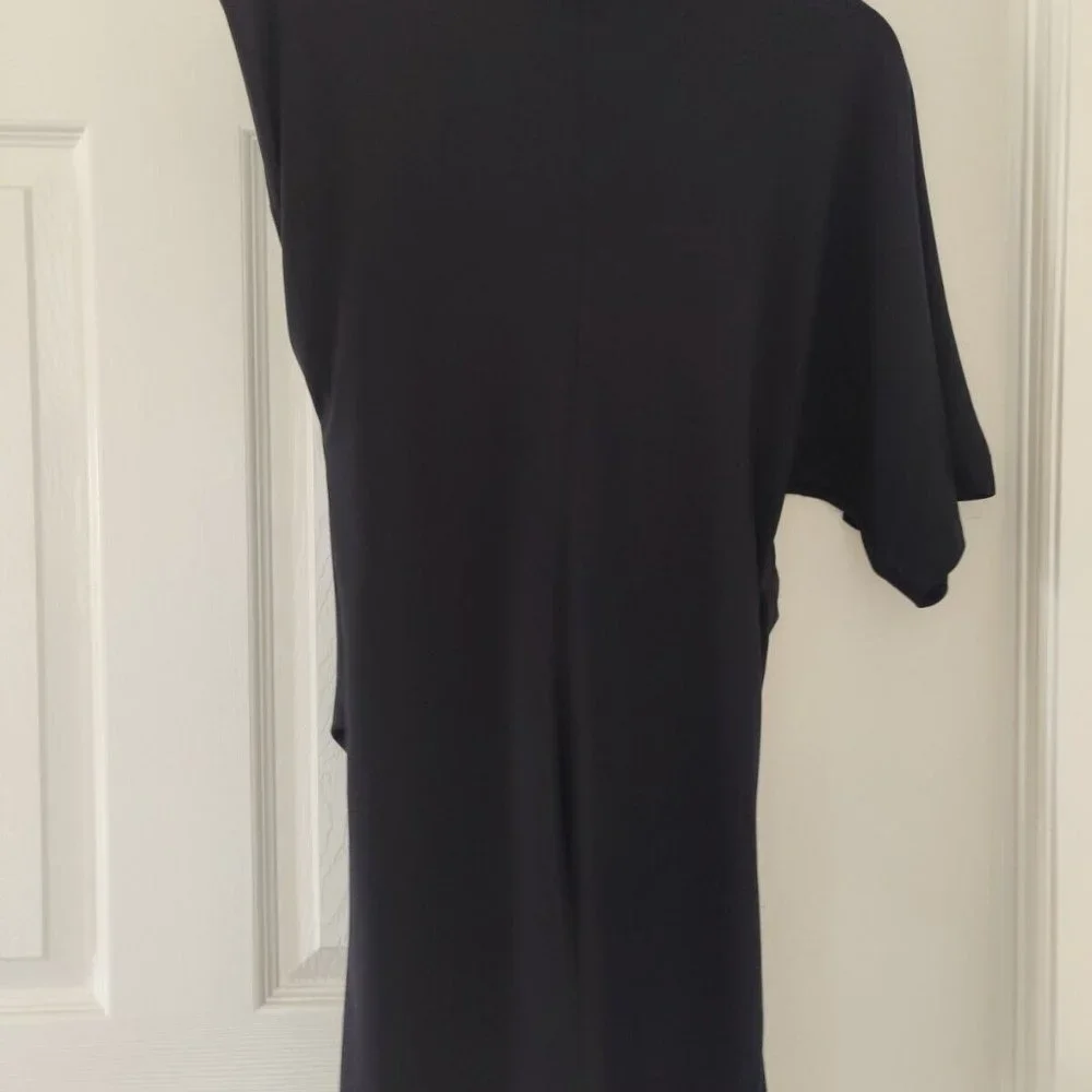Mango - Asymetrical sleeve Mini Dress - size 0 - Picture 7 of 8
